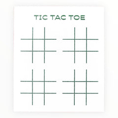 Gaming Notepad Trio - Tic Tac Toe, Dots & Boxes, Doodles - The Paper Drawer