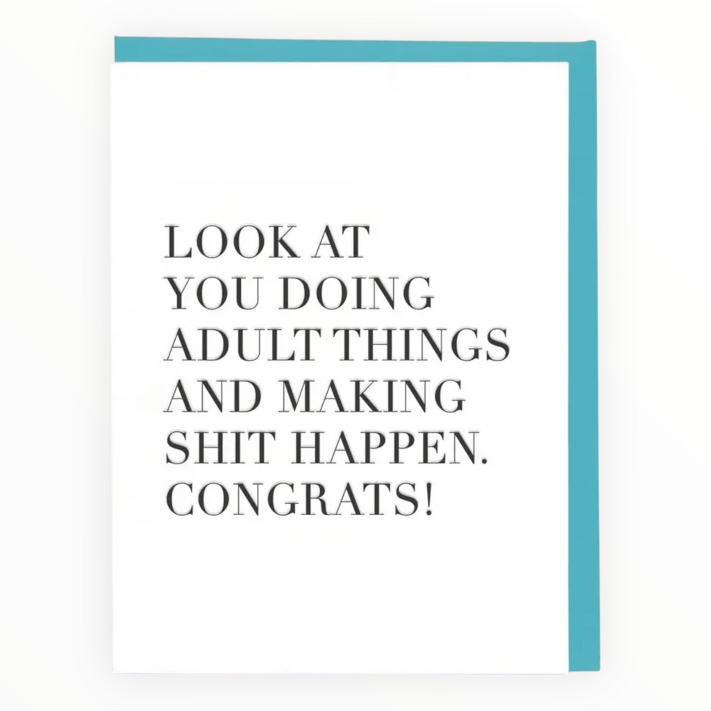 Adult Things Congrats