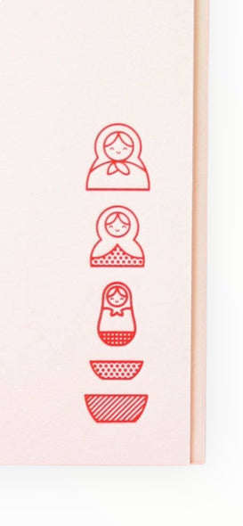 Russian Nesting Doll Stationery Set - The Paper Drawer