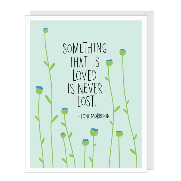 Apartment 2 Cards - Toni Morrison Quote Sympathy Card