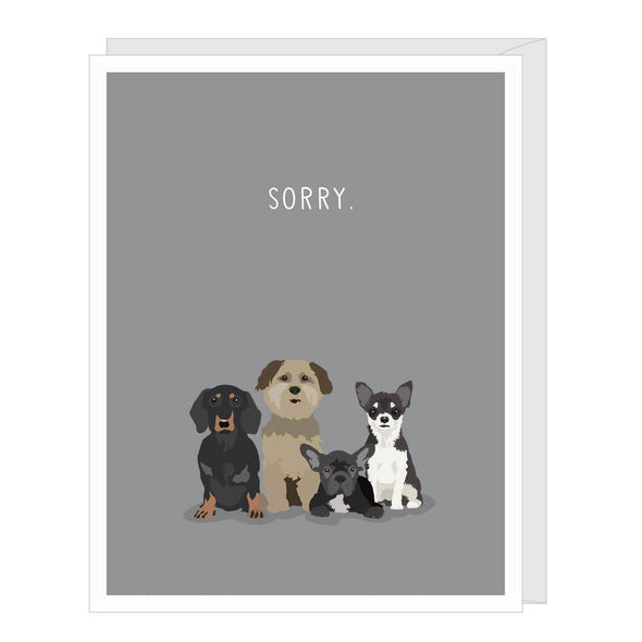 Apartment 2 Cards - Sorry Dogs Pet Sympathy Card